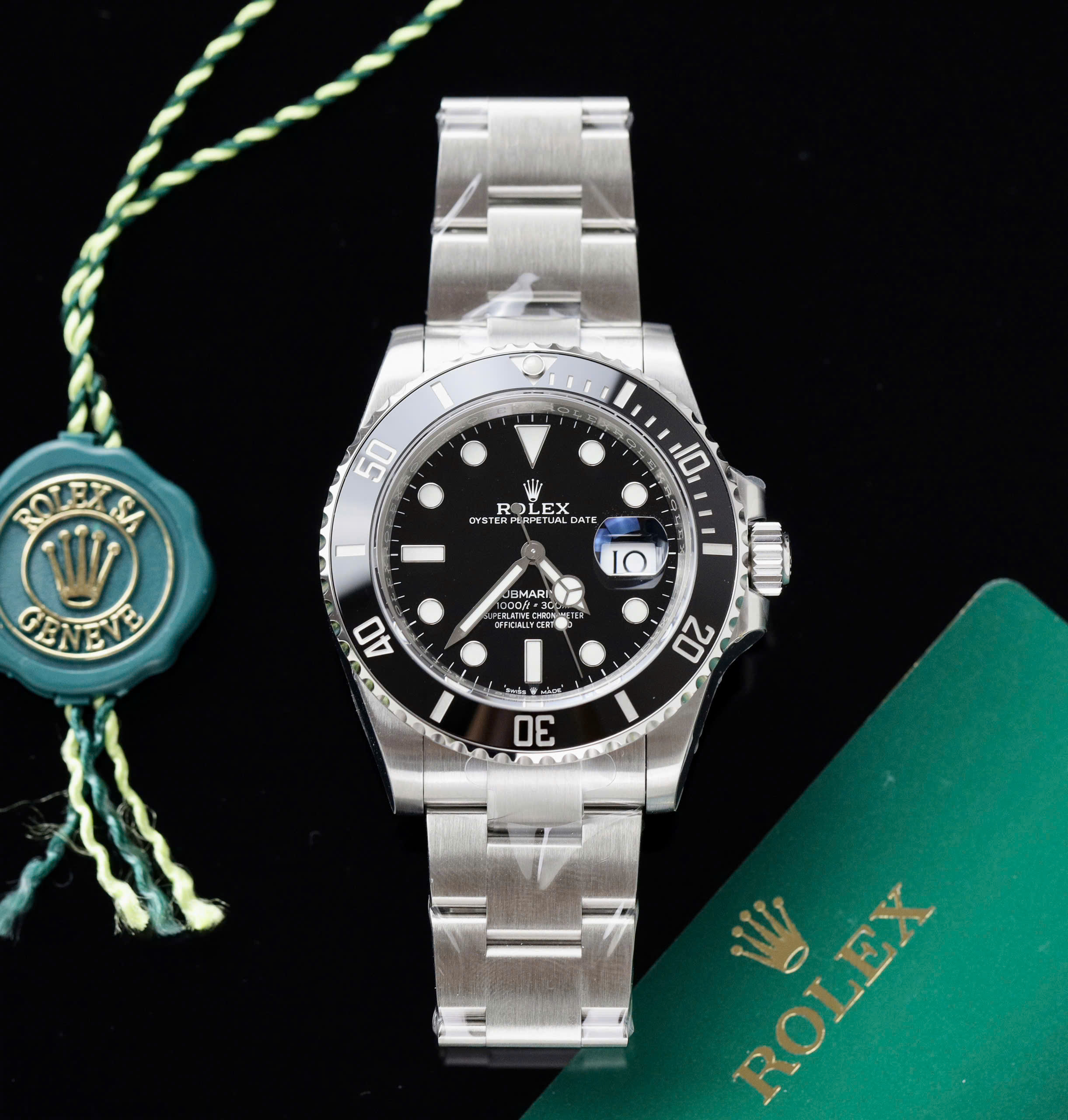 Đồng Hồ Rolex Submariner Date 126610LN Replica 11 Mặt Đen Nhà Máy VS 41mm