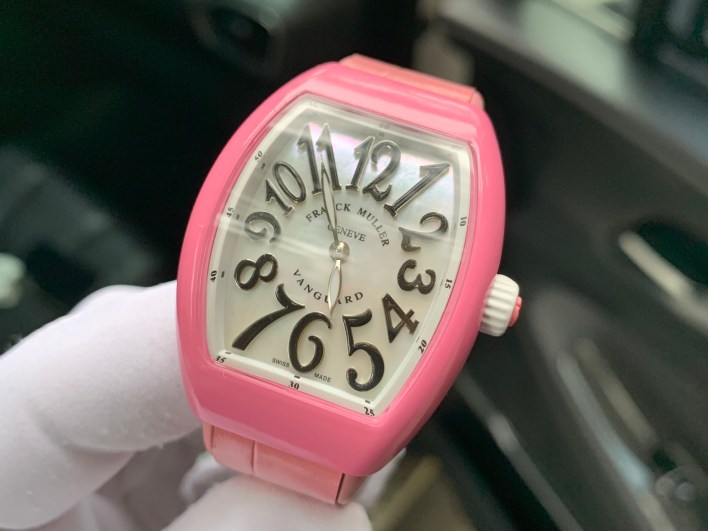 Đồng hồ Franck Muller V32 Color Dreams Ceramic khảm trai Replica 1:1 