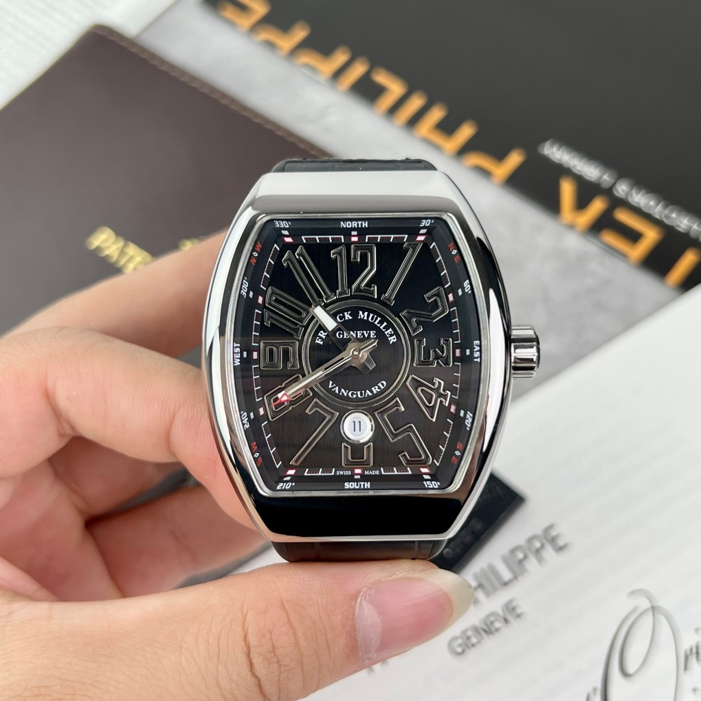 Đồng hồ Franck Muller V45 ABF Rep 11 Thụy Sỹ nam màu đen 45mm 