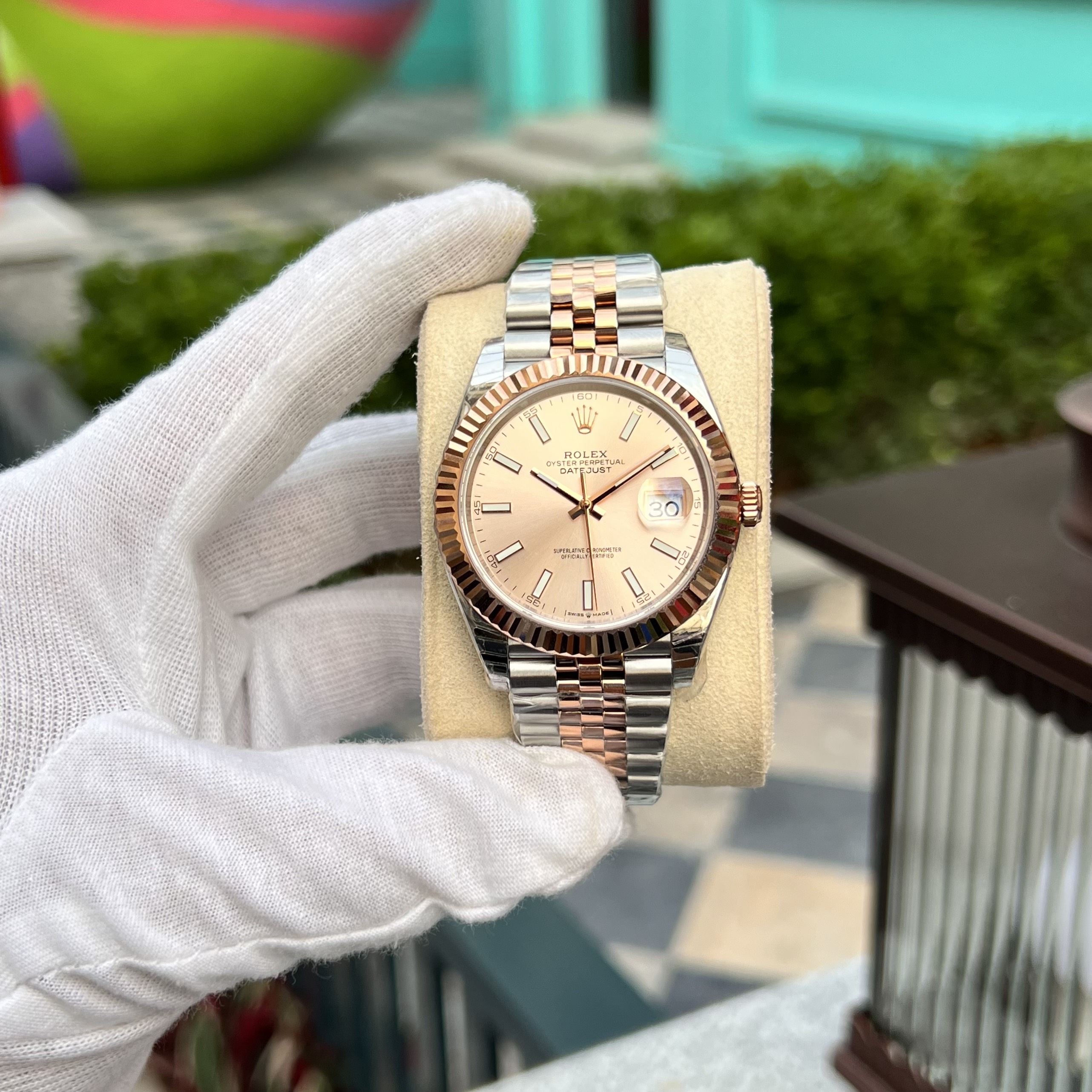 Đồng hồ Rolex DateJust nam dây kim loại Rep 11 EW Factory 41mm