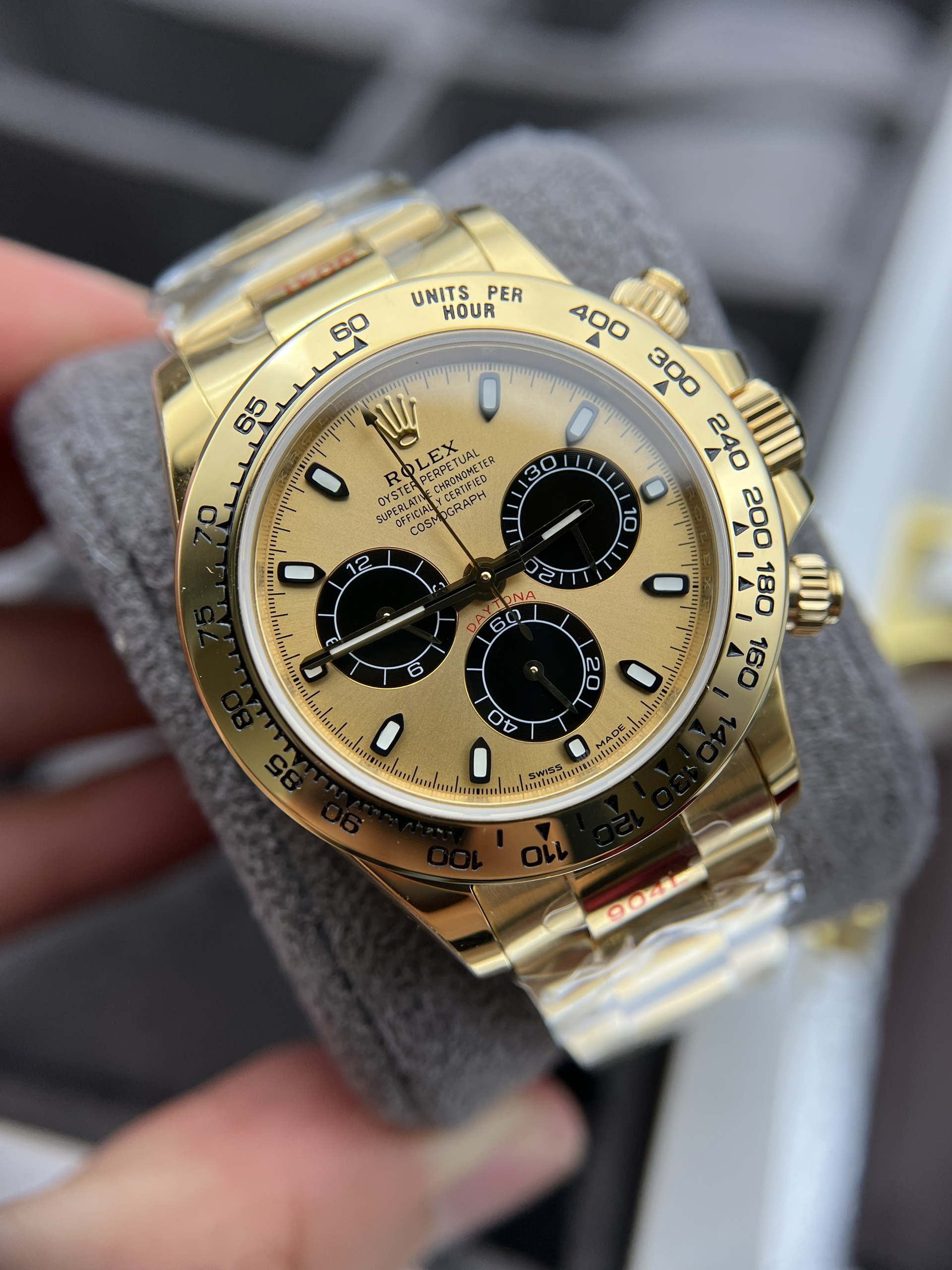 Đồng hồ Rolex Daytona Full Gold Replica 1:1 Thụy Sỹ EW Factory 40mm