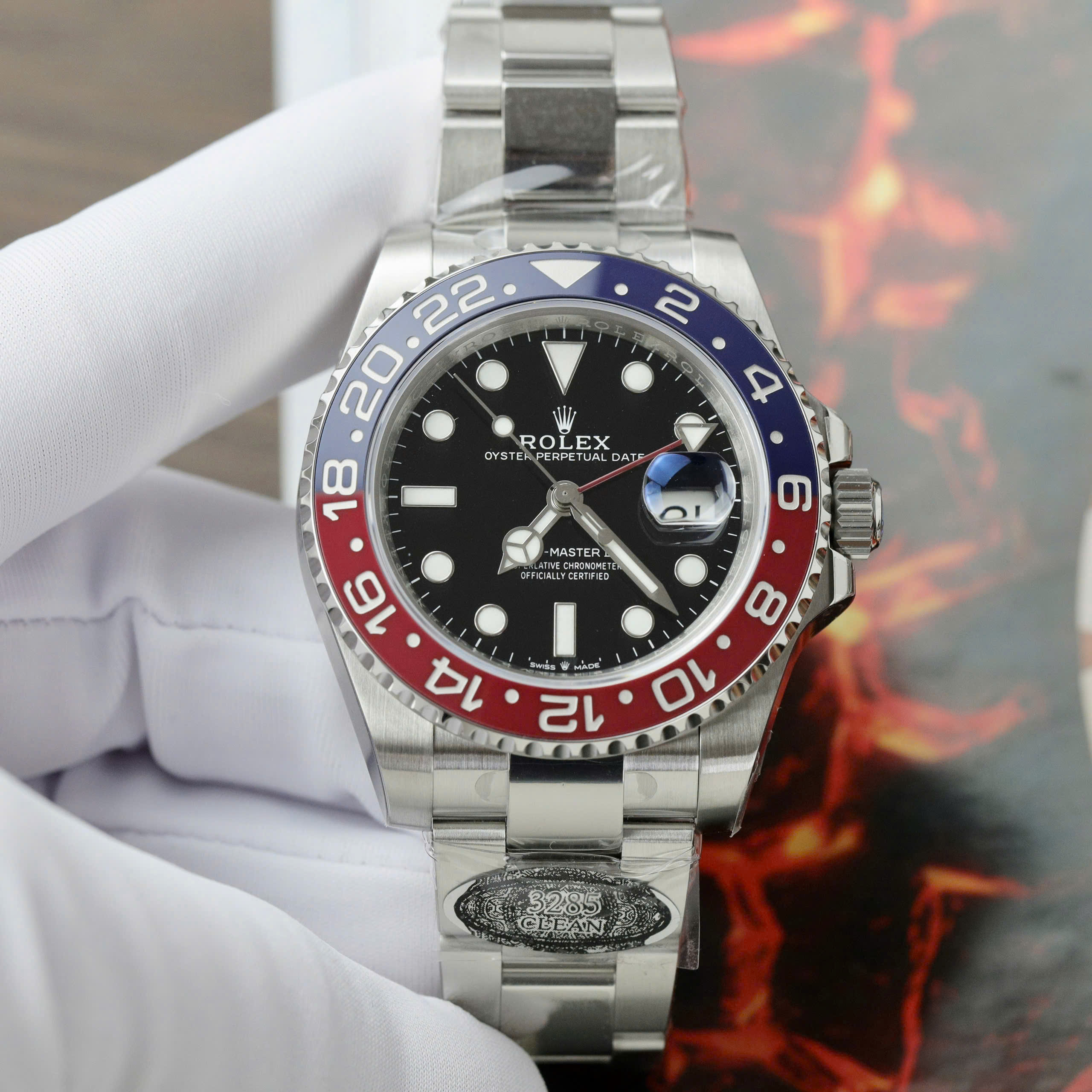 Đồng hồ Rolex GMT-Master II 126710BLRO Pepsi V3 dây Oyster nhà máy Clean 40mm