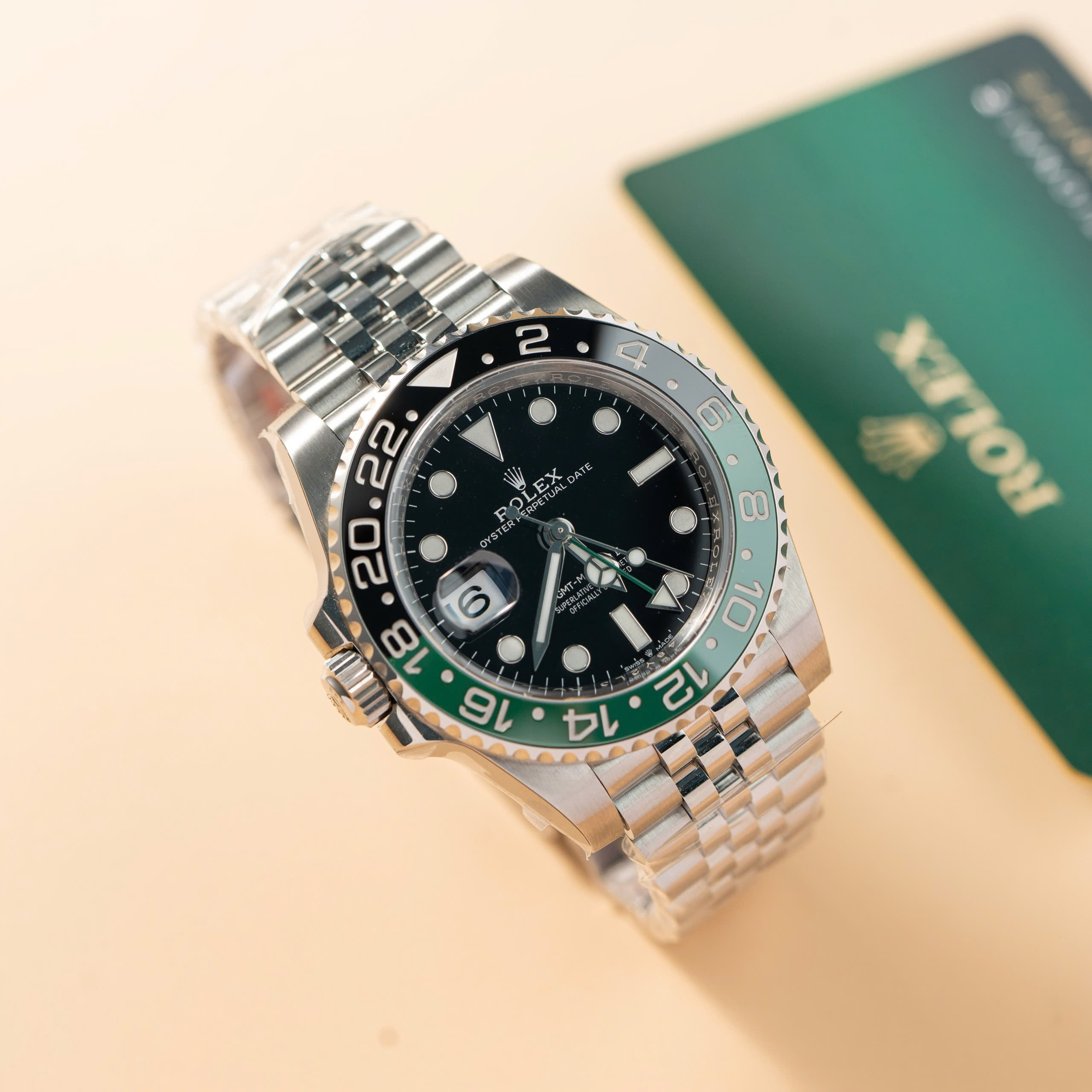 Đồng hồ Rolex GMT-Master II 126720VTNR Sprite Replica 1:1 dây Jubille nhà máy Clean 40mm