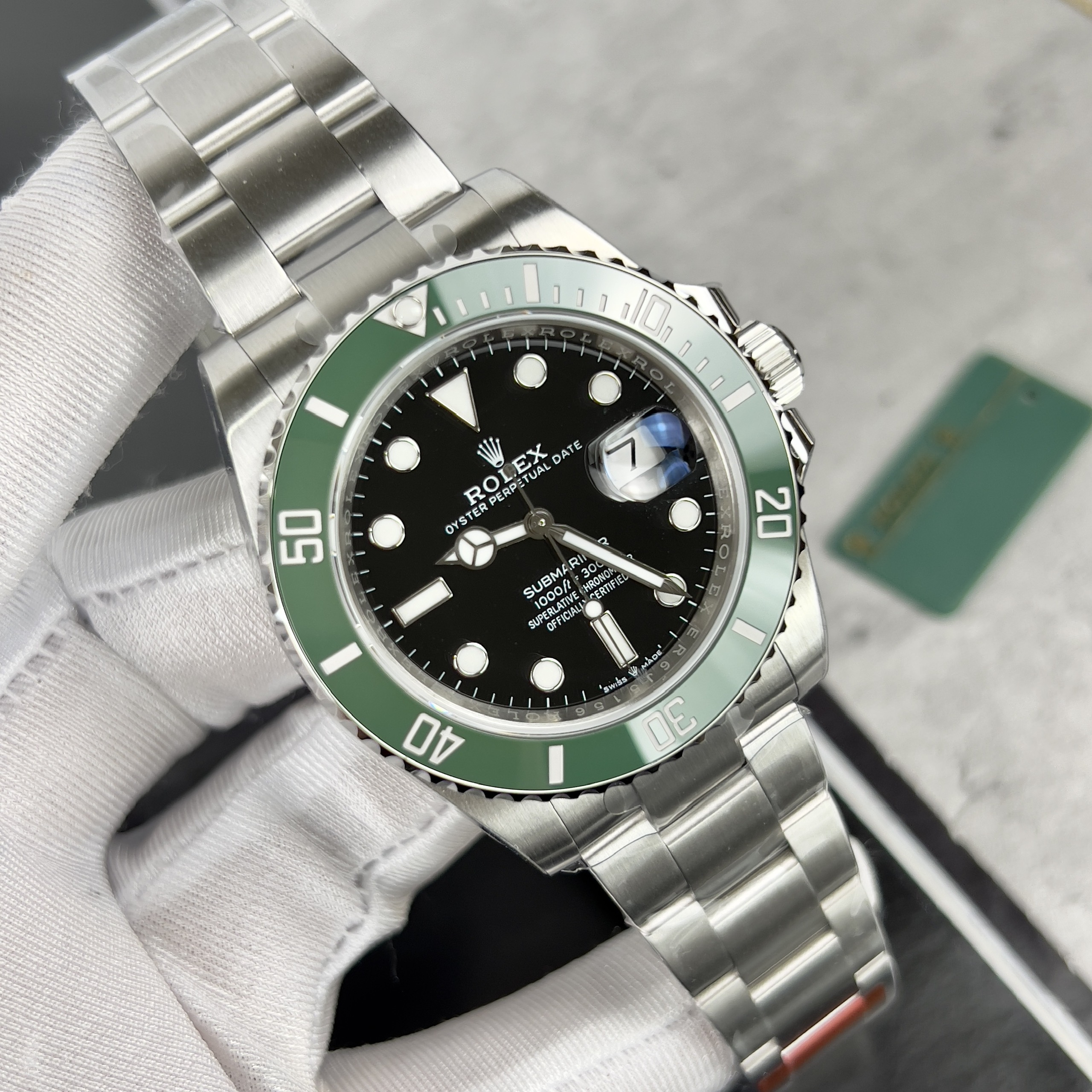 Đồng hồ Rolex Submariner nam dây kim loại EW Factory Replica 1:1 40mm