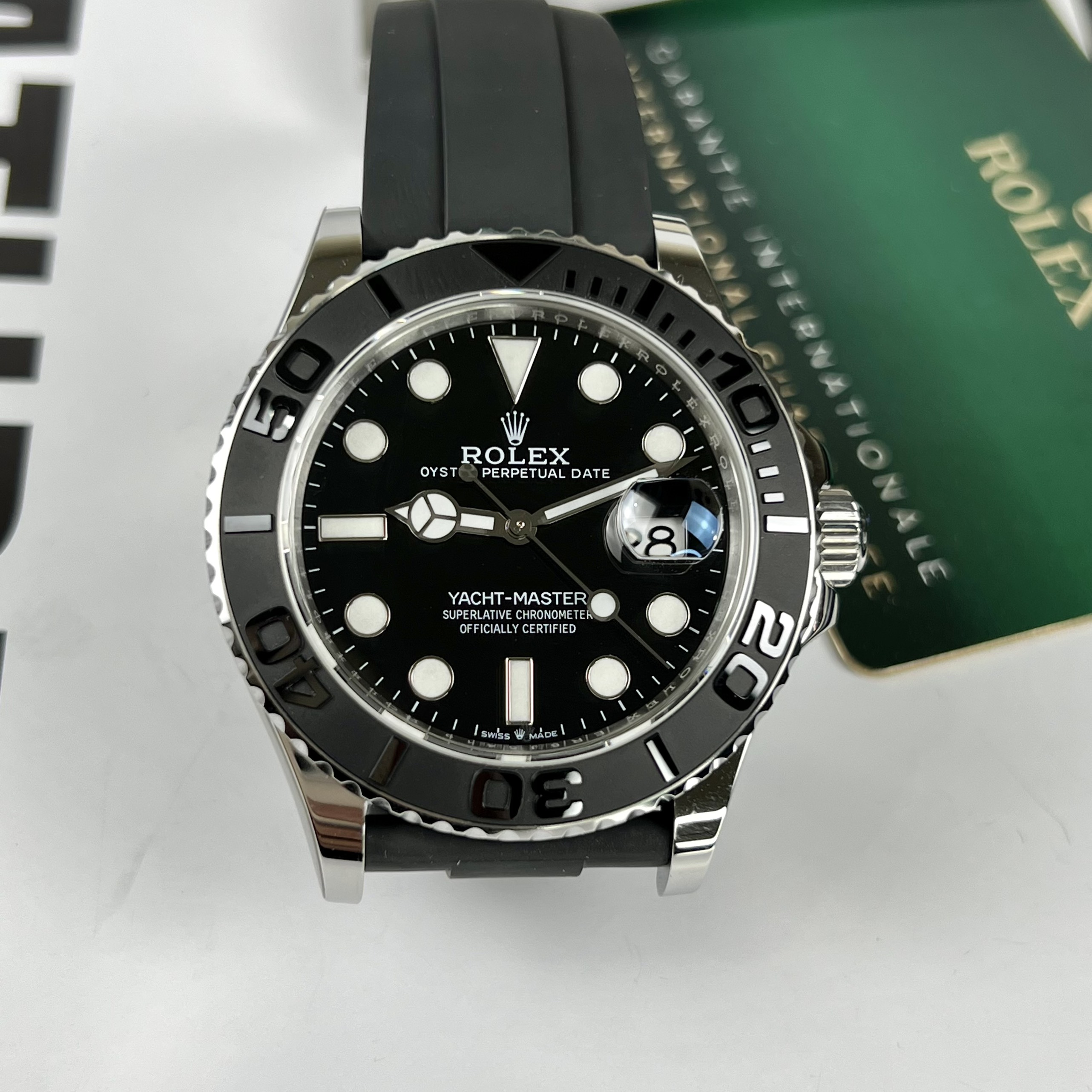Đồng hồ Rolex Yacht-Master nam mặt đen Replica 1:1 cao cấp 40mm