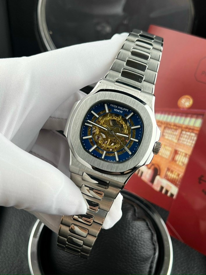 Đồng hồ cơ lộ máy Patek Philippe Automatic Super Fake Nhật 40mm 