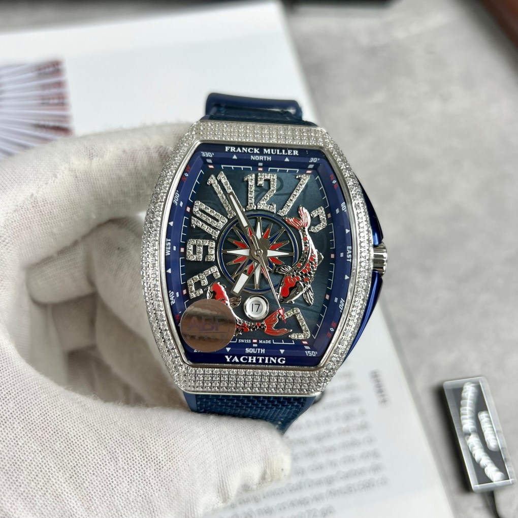 Đồng hồ nam Franck Muller V45 ABF Cá Coi Replica 1:1 cao cấp 45mm 