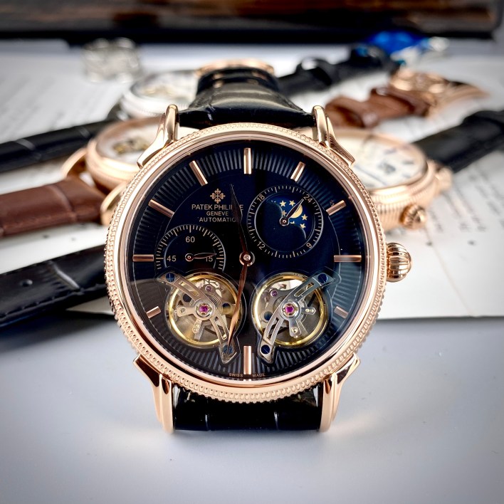 Đồng hồ Patek Philippe cơ lộ máy Nhật Super Fake 11 nam giá rẻ 44mm 