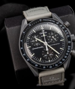 Đồng hồ Omega x Swatch Super Fake cao cấp giá rẻ Mặt Trăng 42mm 