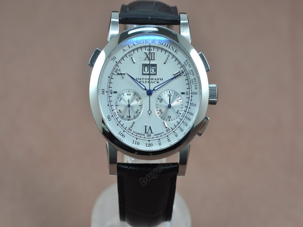 朗格錶【男性用】Datograph Chrono/Big Date  Lemania Manual 手上鏈搭載5