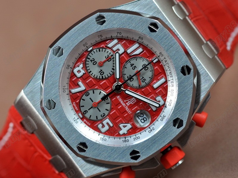 愛彼錶【男性用】 Royal Oak Chronograph SS/LEAsia7750自動機芯搭載12