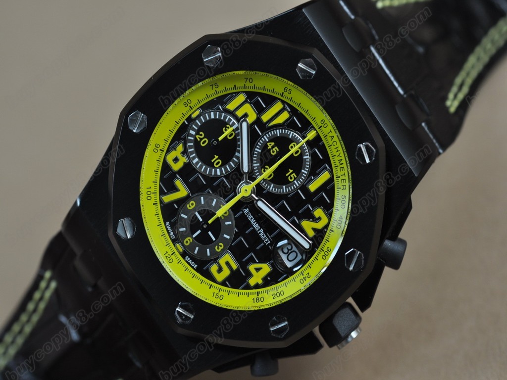 愛彼錶【男性用】 Bumble Bee Limited Ed PVD/LE BlkAsia7750自動機芯搭載7