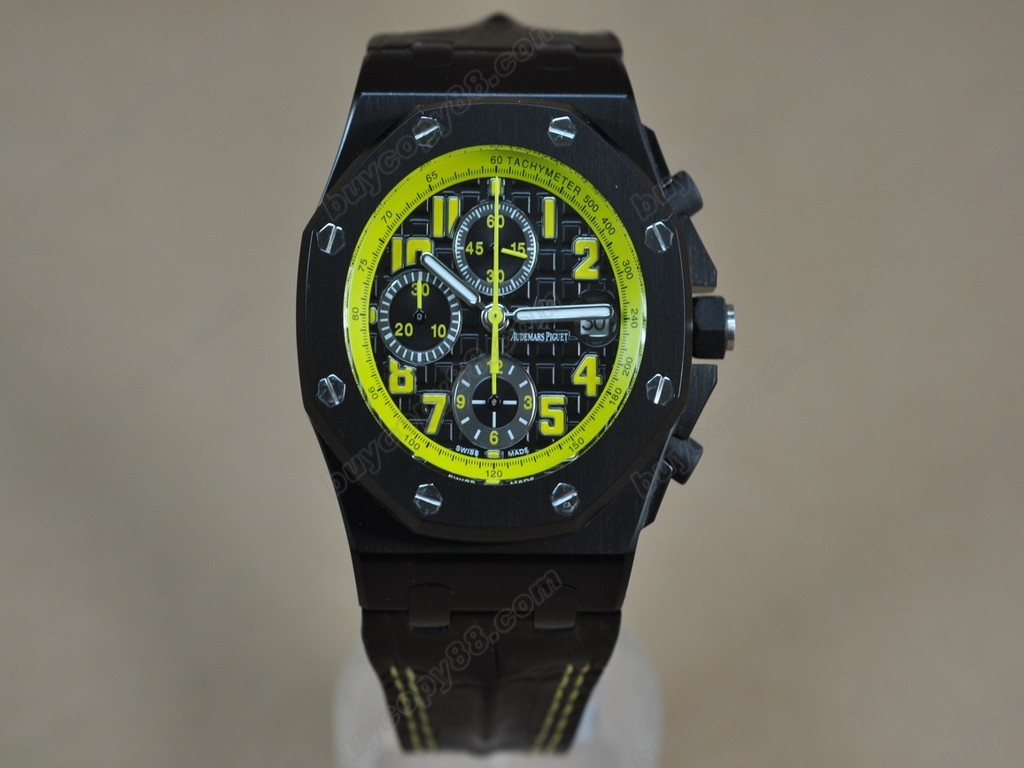 愛彼錶【男性用】 Bumble Bee Limited Ed PVD/LE BlkAsia7750自動機芯搭載1