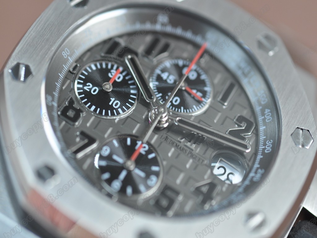 愛彼錶【男性用】Royal Oak Chronograph SS/SS Grey Asia7750自動機芯搭載5