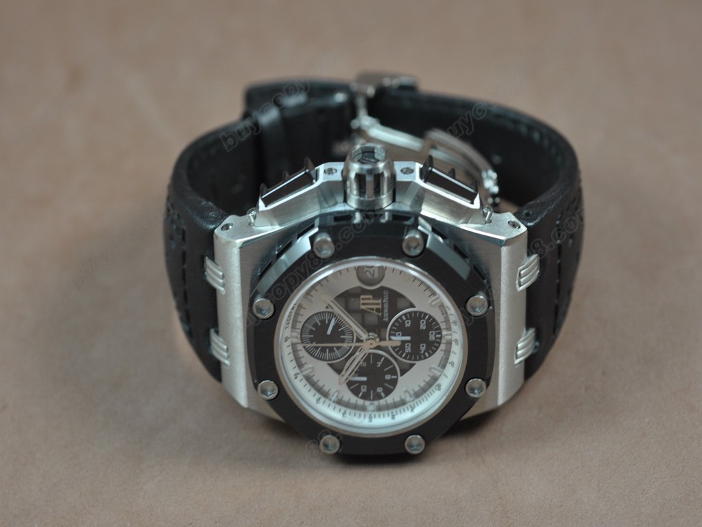 愛彼錶【男性用】 Ruben Barrichello SS/LE White dial Japan VD76A 石英機芯搭載　6