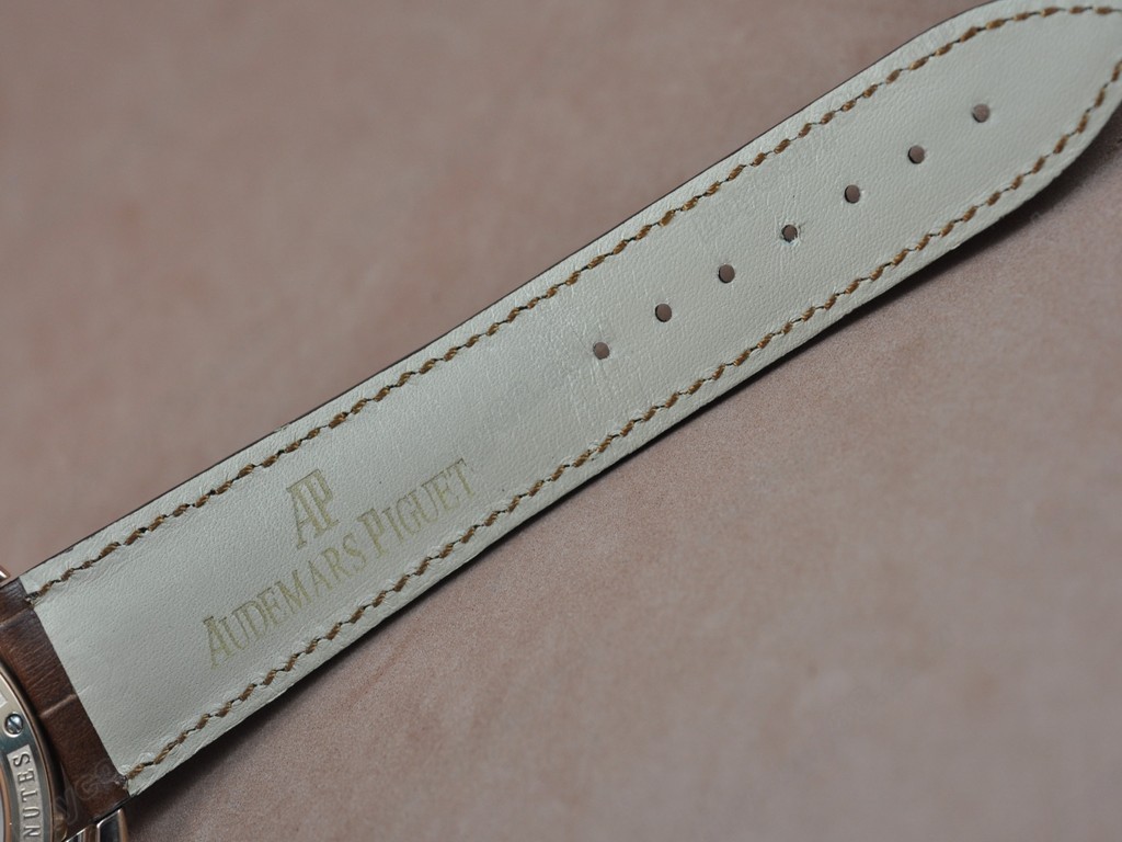 愛彼錶【男性用】 Jules Audemars Classics RG/LE White Flying Tourbillon 手上鏈搭載0