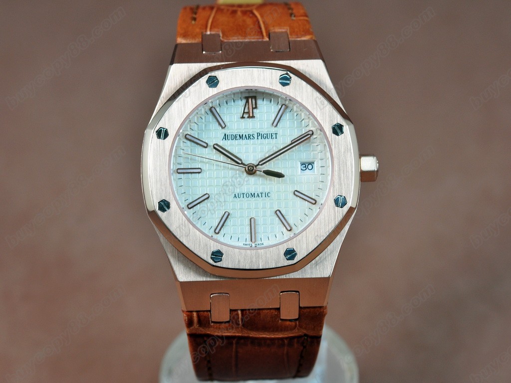 愛彼錶【男性用】 Royal Oak Jumbo 39mm RG/LE White Swiss Eta 2824-2自動機芯搭載11