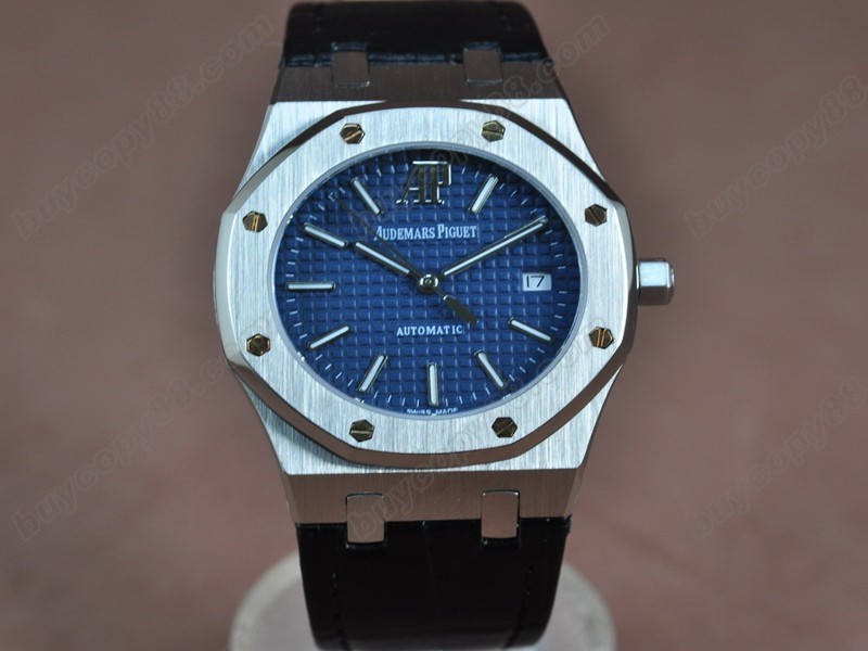 愛彼錶【男性用】 Royal Oak Jumbo 39mm SS/LE Blue Swiss Eta 2824-2自動機芯搭載0