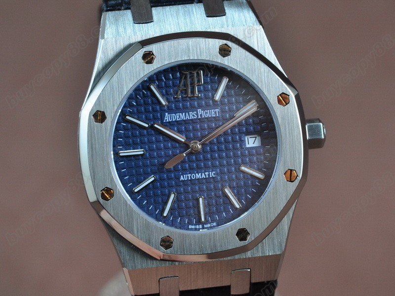 愛彼錶【男性用】 Royal Oak Jumbo 39mm SS/LE Blue Swiss Eta 2824-2自動機芯搭載1