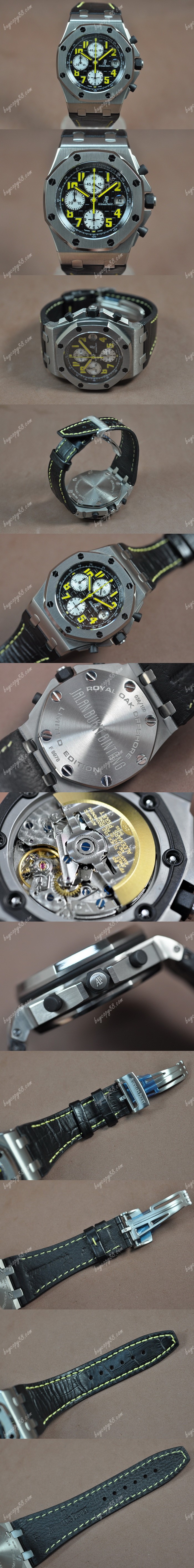  愛彼錶Audemars Piguet Royal Oak Chronograph SS/RU Grey A-7750 Sec@12自動機芯搭載0