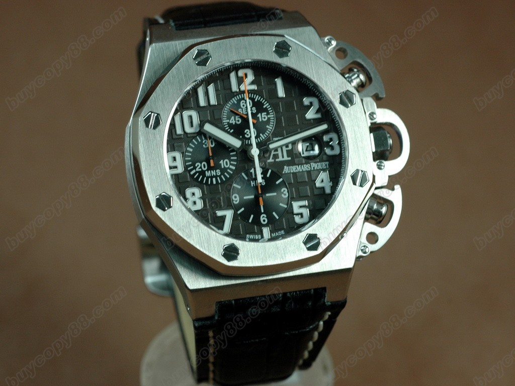 愛彼錶【男性用】T3 Royal Oak Chrono SS/LE Grey Asia7750自動機芯搭載10