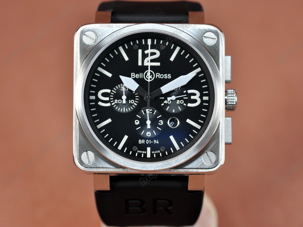 Bell & Ross【男性用】BR01-94 SS/RU Black A-7750 オートマチック搭載5