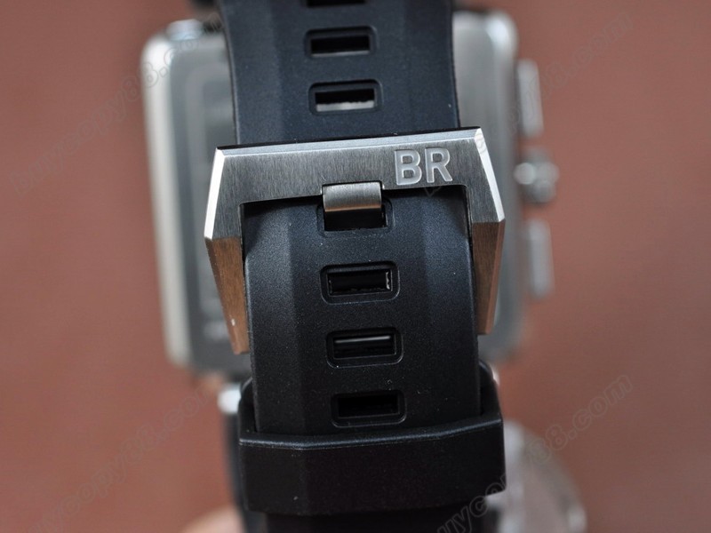 Bell & Ross【男性用】BR01-94 SS/RU Black A-7750 オートマチック搭載0