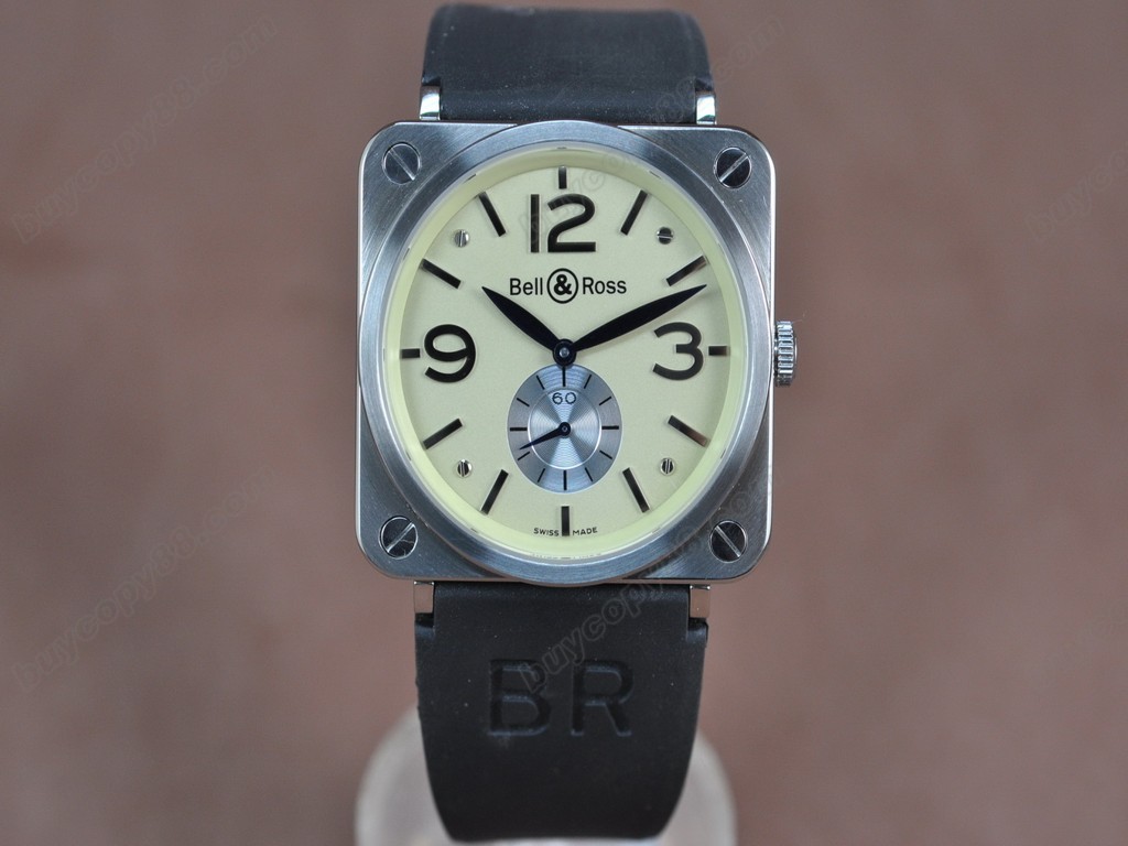 Bell & Ross【男性用】 BRS-98 SS/RU Swiss石英機芯搭載3