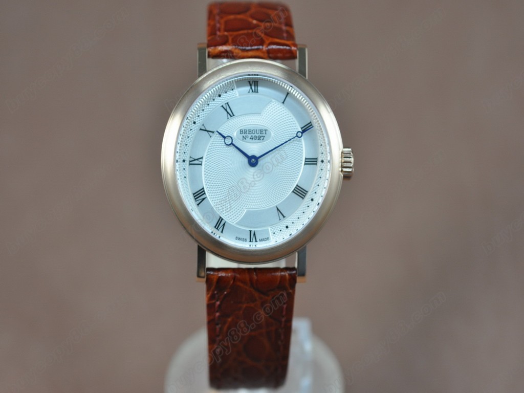 寶璣【男性用】White Dial RG Asia Manual 手上鏈搭載3