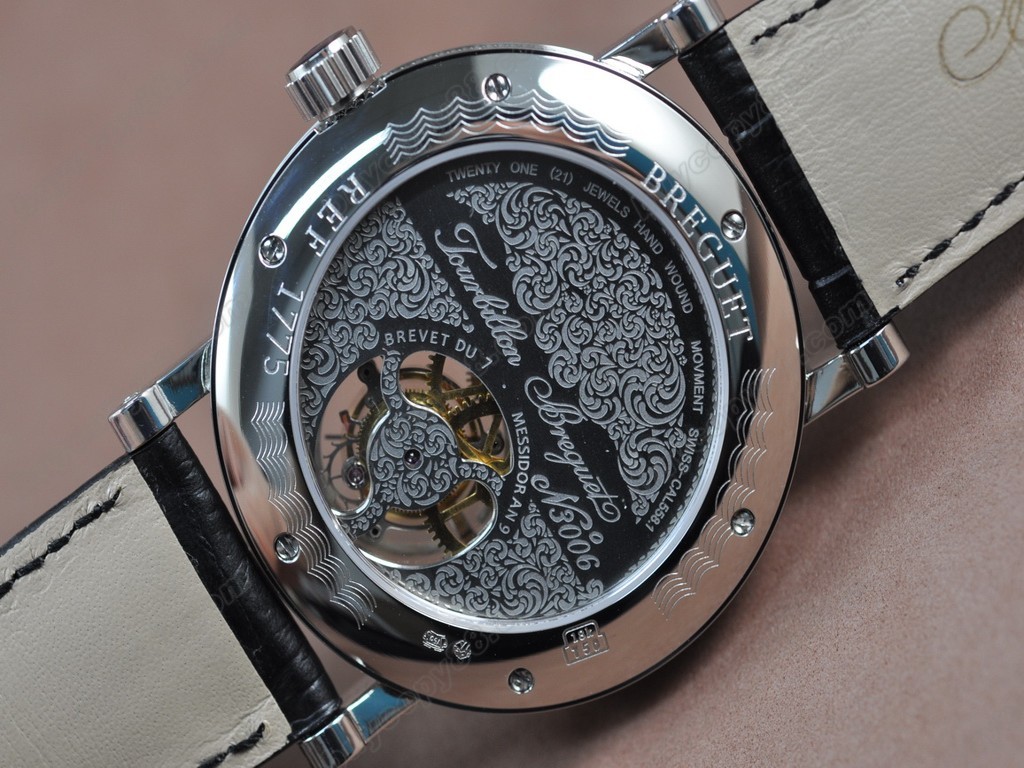 寶璣【男性用】Tourbillon Skeleton SS/Le/White Asian Manual 手上鏈搭載3