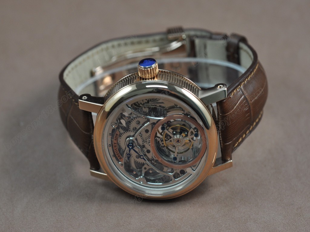 寶璣【男性用】 Tourbillon Skeleton RG/Le Asian Manual 手上鏈搭載0