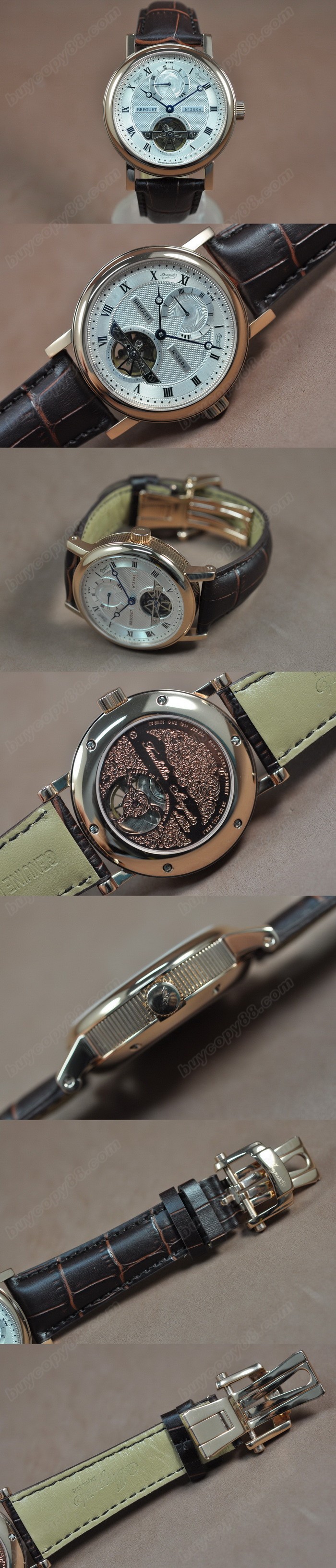 寶璣 Tourbillon 玫瑰金/LE Asia 自動機芯 搭 載 Power Reserve 0