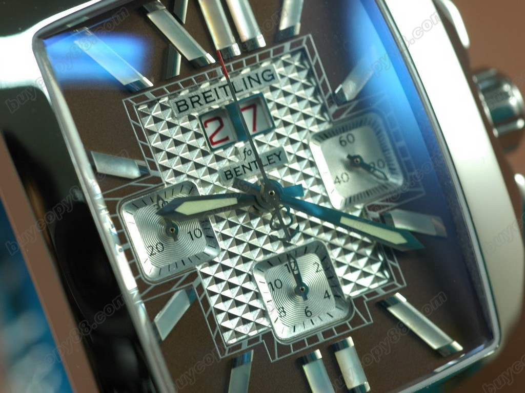 百年靈【男性用】 Flying B Chrono SS/SS Brown Asia7750自動機芯搭載8