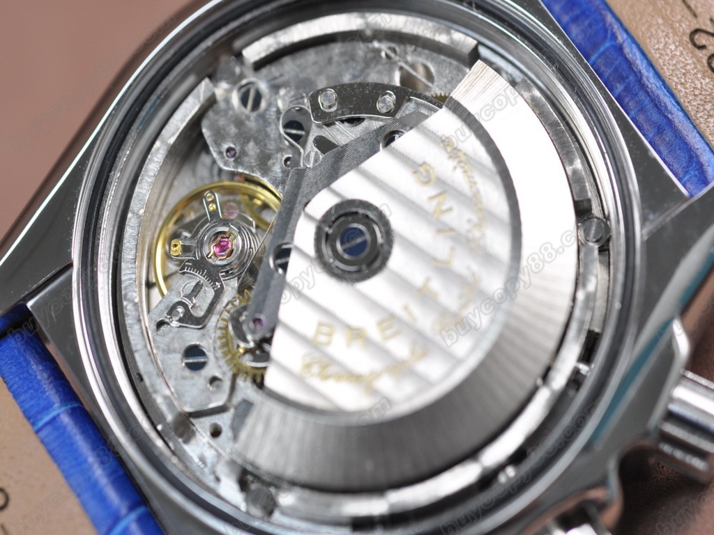 百年靈【男性用】Chronomat Evolution V2 SS/LE Blue Asia7750自動機芯搭載5