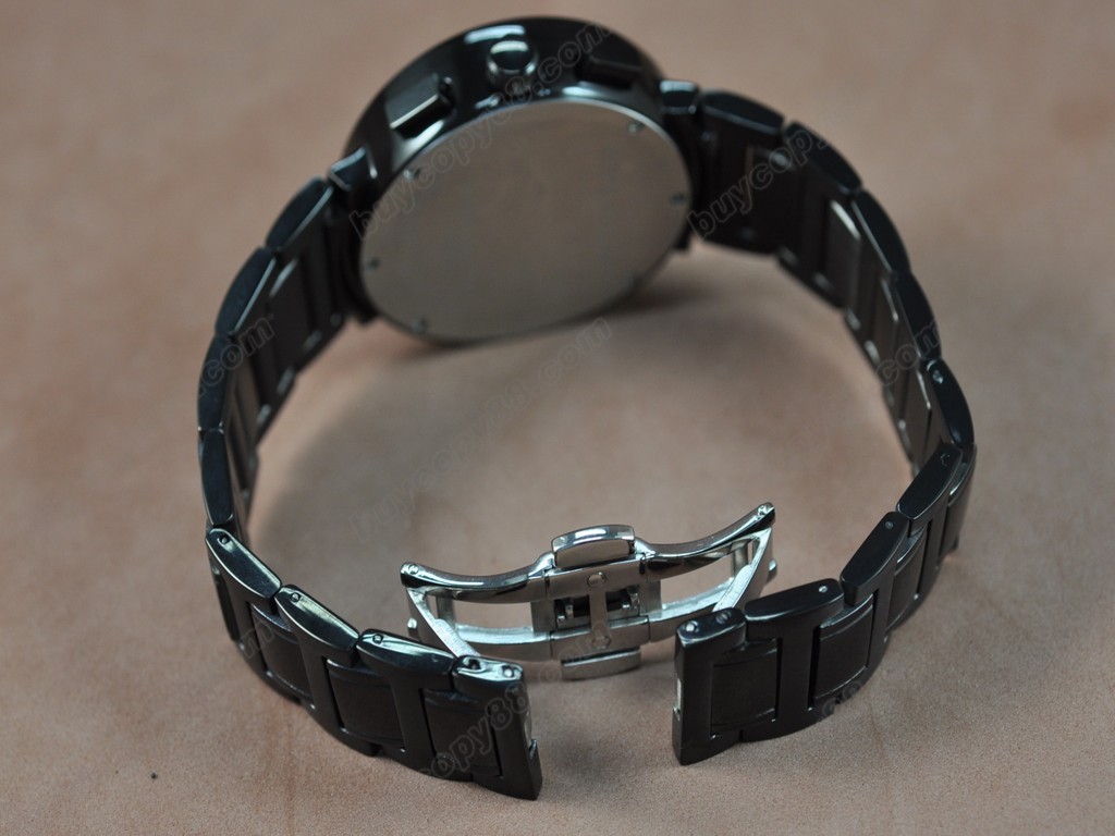 寶格麗【男性用】 Bvlgari Bvlgari PVD Black Japan OS20 石英機芯搭載1