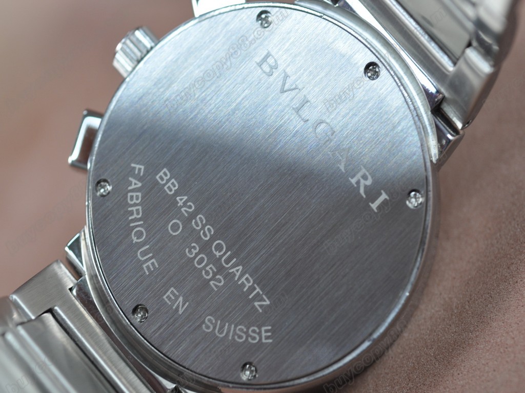 寶格麗【男性用】 Bvlgari Bvlgari SS/Diam White Japan OS20 石英機芯搭載 1