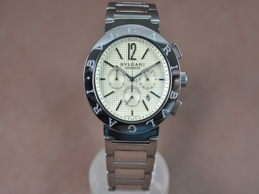 寶格麗【男性用】Bvlgari Bvlgari SS Light Yellow Japan OS20 石英機芯搭載 6