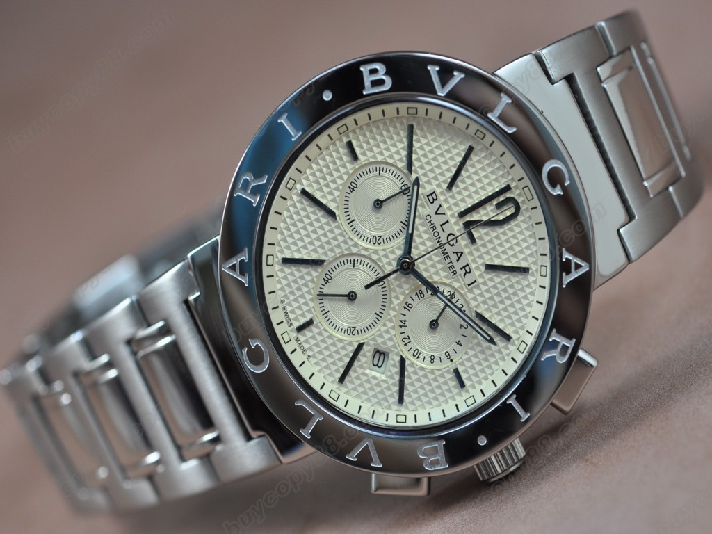 寶格麗【男性用】Bvlgari Bvlgari SS Light Yellow Japan OS20 石英機芯搭載 4