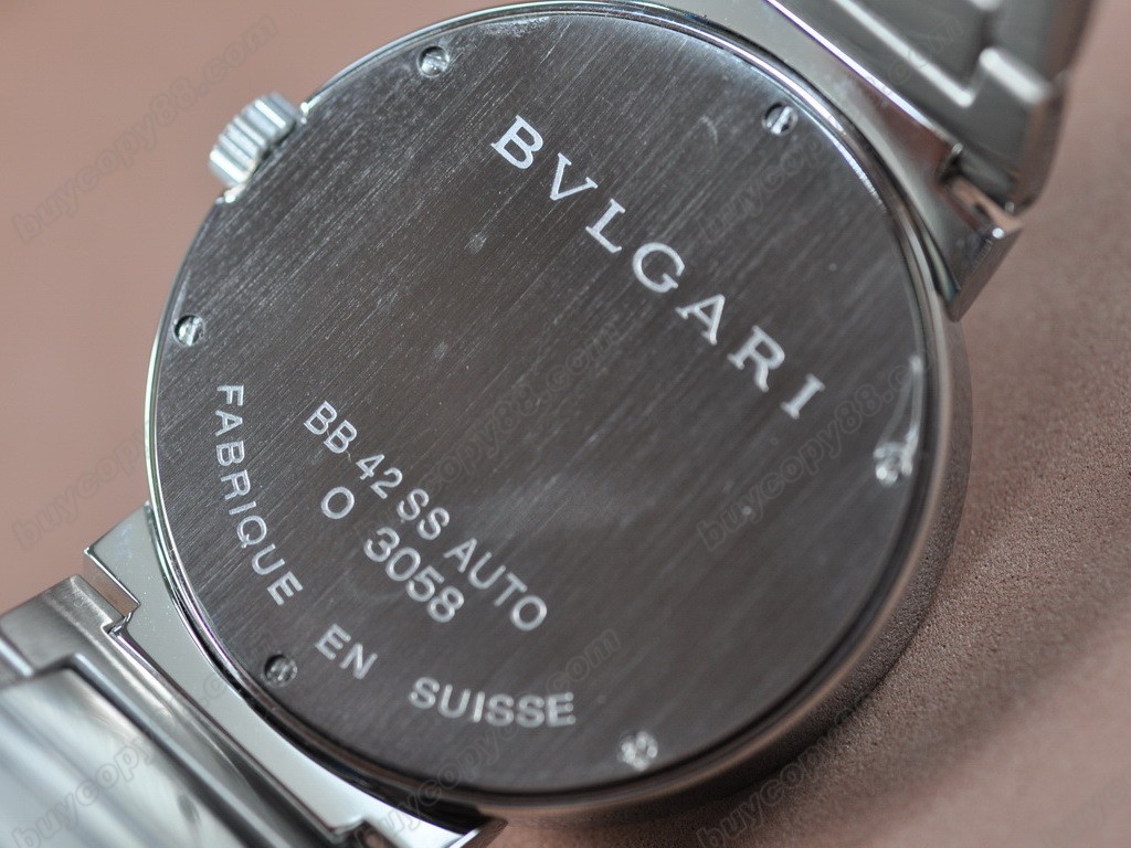 寶格麗【男性用】Bvlgari-Bvlgari Men Auto SS/SS White 2892 自動機芯搭載2