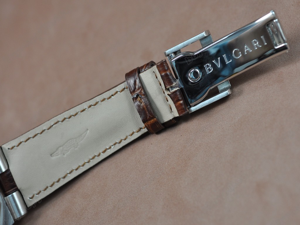 寶格麗 【男性用】Diagono SS/LE White Asian Flying Tourbillon 手上鏈搭載0