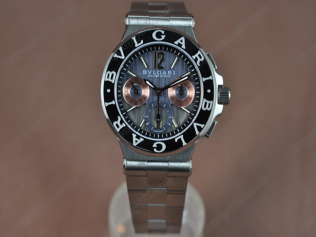 寶格麗 【男性用】Diagono SS/SS Asian 7750 自動機芯搭載5