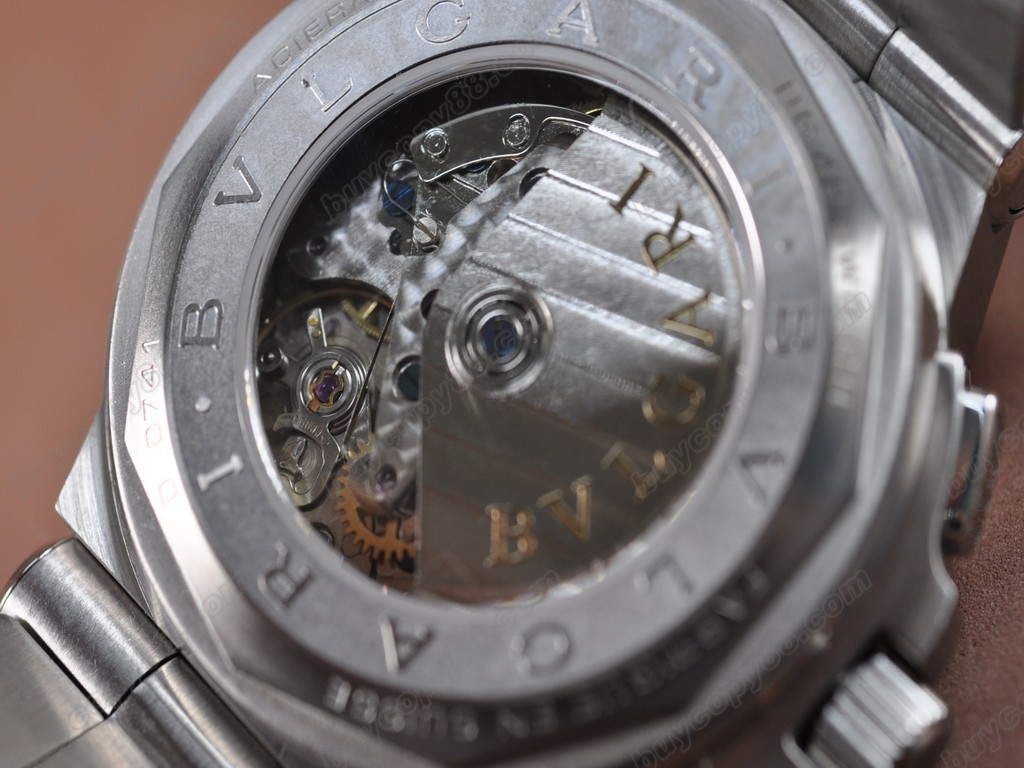 寶格麗 【男性用】Diagono SS/SS Asian 7750 自動機芯搭載0