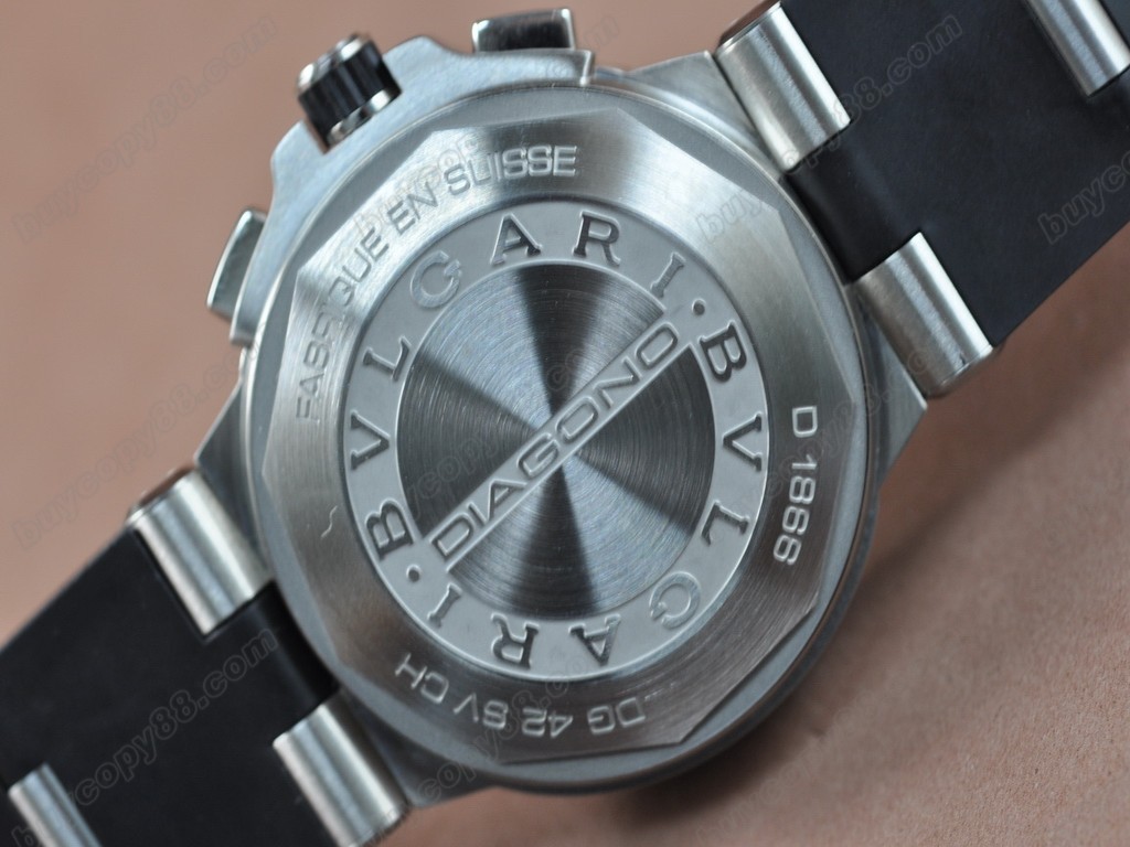 寶格麗 【男性用】Diagono Aluminium Chrono SS RU Asian 7750自動機芯搭載4