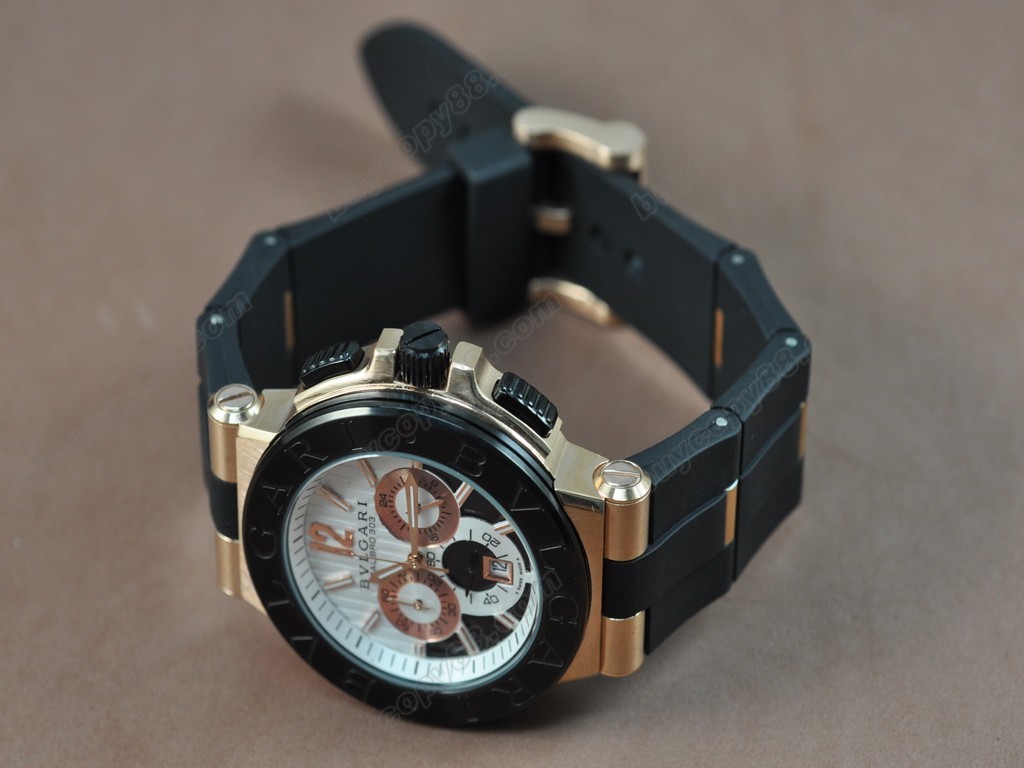 寶格麗 【男性用】Diagono Aluminium RG JapanOS20 石英機芯搭載 3