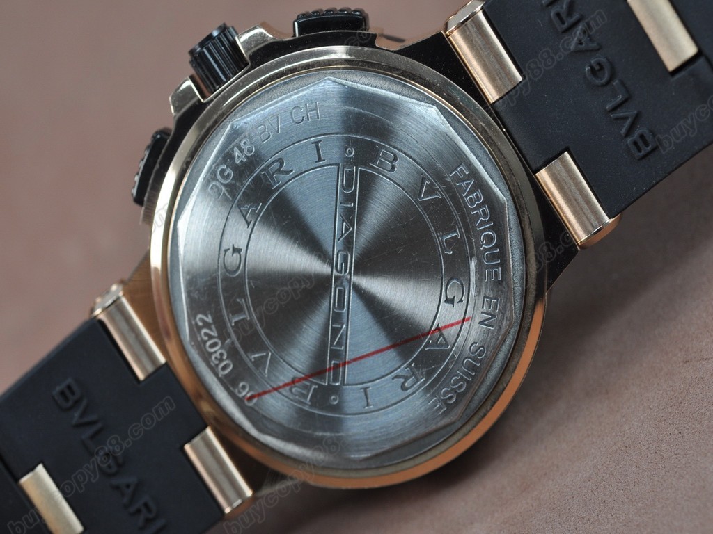 寶格麗 【男性用】 Diagono Aluminium RG Japan OS20 石英機芯搭載 3