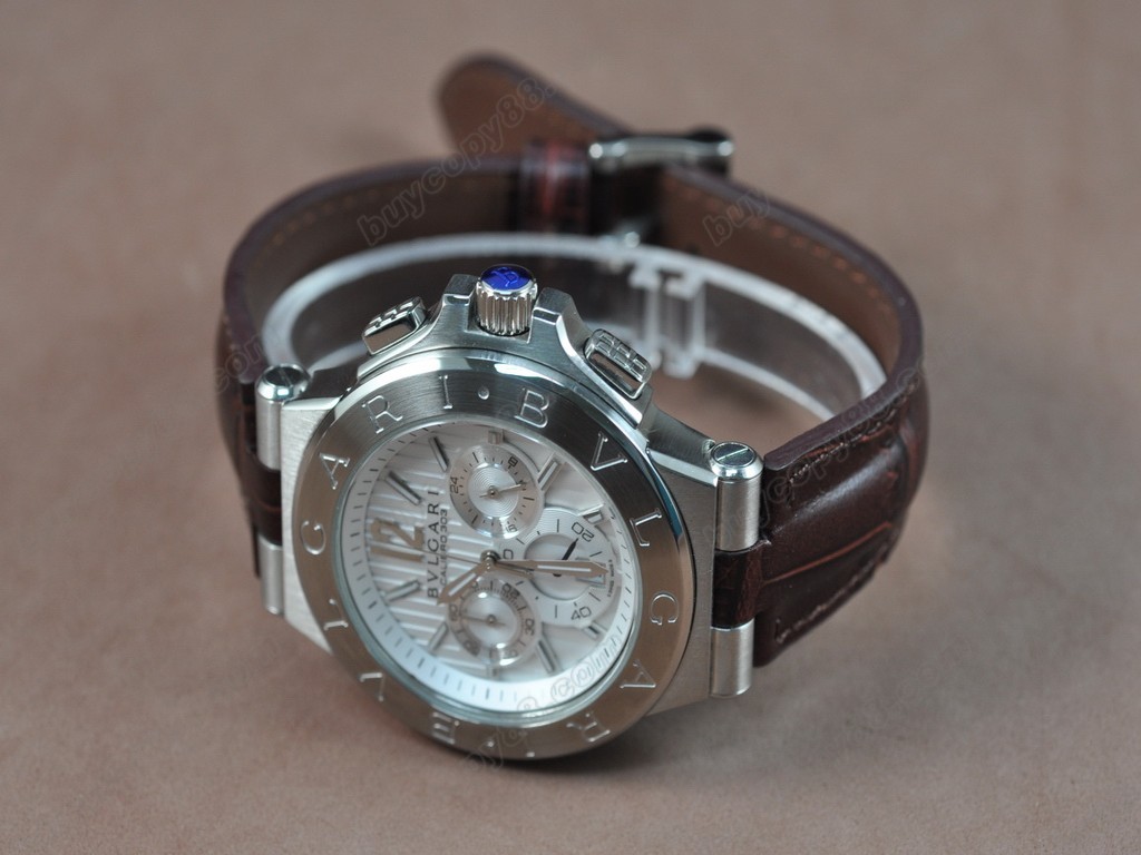 寶格麗 【男性用】 Diagono Aluminium Japan OS20 石英機芯搭載 4