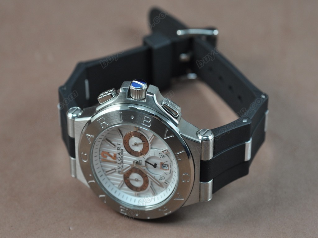 寶格麗【男性用】Diagono Aluminium JapanOS20 石英機芯搭載 4