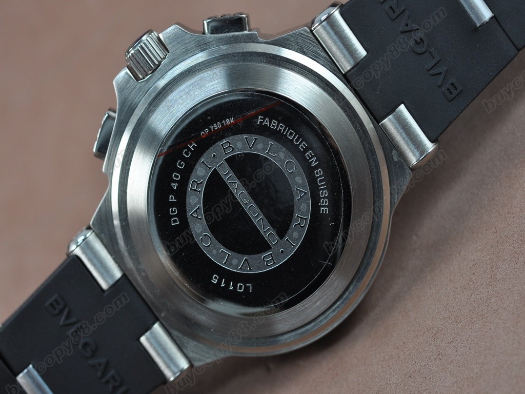 寶格麗【男性用】Diagono Aluminium JapanOS20 石英機芯搭載 5