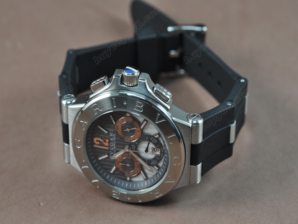 寶格麗【男性用】Diagono Aluminium Japan OS20 石英機芯搭載 4