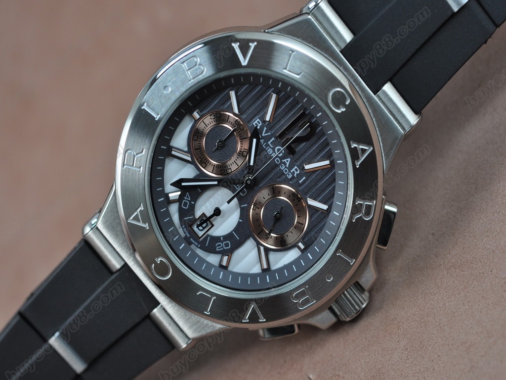 寶格麗【男性用】Diagono Aluminium Japan OS20 石英機芯搭載 3